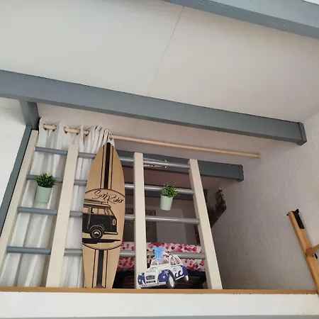 Apartment T2 Mezzanine Climatise Idealement Situe - 4 Couchages - 4casel8